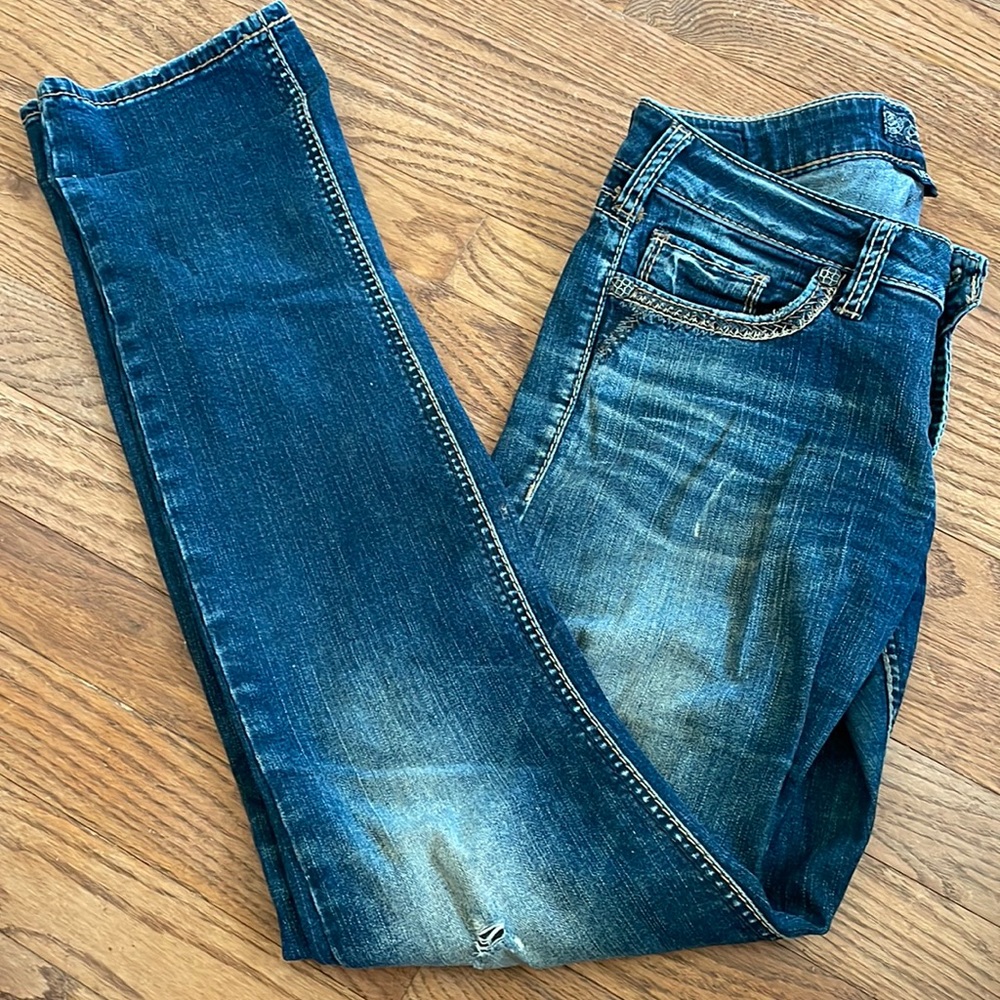 Silver “Tuesday” Strait leg jeans